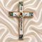 Olive Wood Wall Crucifix with Star of the Nativity