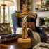 Handmade Olive Wood Altar Crucifix from the Holy Land