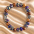Virgin Mary & Jerusalem Cross Crystal Bracelet