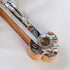 Olive Wood Crucifix with Mother of Pearl and Four Holy Elements