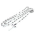 Shining Path - Stainless Steel Rosary with St. Charbel Medal