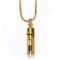 Jerusalem Holy Soil Golden Pendant from the Holy Land