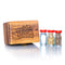 Blessed Holy Water, incense, and Bethlehem Holy Soil in Handcrafted Olive Wood Box