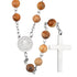 Shield of the Saint - St.Benedict Rosary with Picture Jasper Beads
