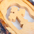 Standing Olive Wood Cross made of Natural Bark