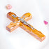 Handcrafted Bethlehem Olive Wood Thorn Cross with Crucifix