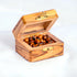 "Mary's Grace" Rosary from Jerusalem with Holy Soil and Olive Wood Case