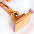 Standing Olive Wood Crucifix with Jerusalem soil