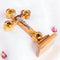 Standing Olive Wood Crucifix with Jerusalem soil